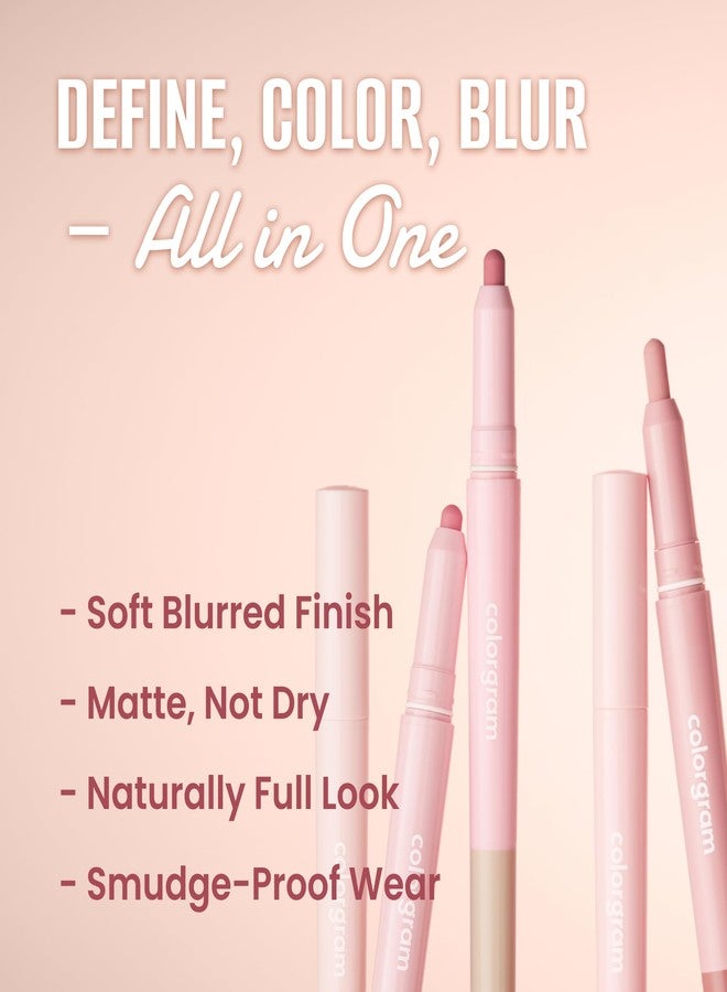 COLORGRAM All In One Over-Lip Maker 03 Peach Beige | Versatile Lip Liner & Contour with Natural Shades, Matte finish, Bigger and Fuller Lips, Plumping effect, Smooth creamy texture - Image 4